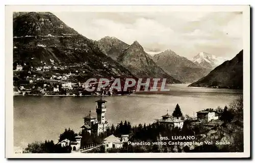 Cartes postales Lugano Paradiso Verso Castagnolaise val Solda