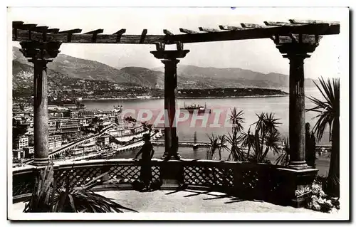 Cartes postales Monte Carlo Et Le Cap Martin Vue Des Jardins Exotiques