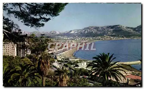 Ansichtskarte AK Marseille Vue Generale Sur La Plage Et La Pointe Rouge