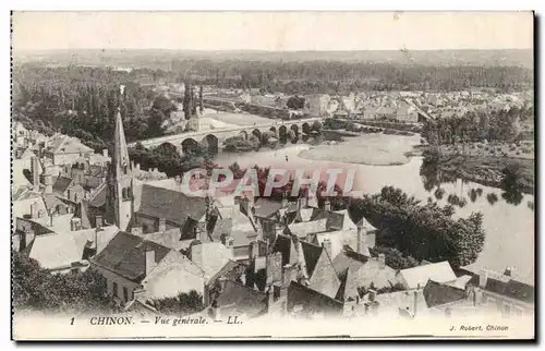 Cartes postales Chinon Vue Generale