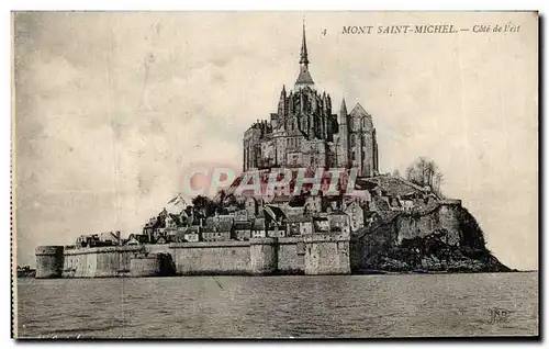 Cartes postales Mont Saint Michel Cote de l'est