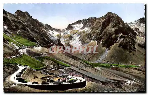 Cartes postales Route du Tourmalet et Chaine des Pyrenees