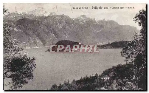 Cartes postales Bellagio Con le Grigne Sett e Merid Lago di Como