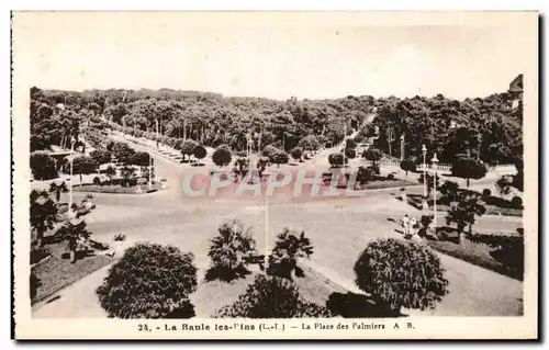 Cartes postales La Baule Les Pins La Place des Palmiers