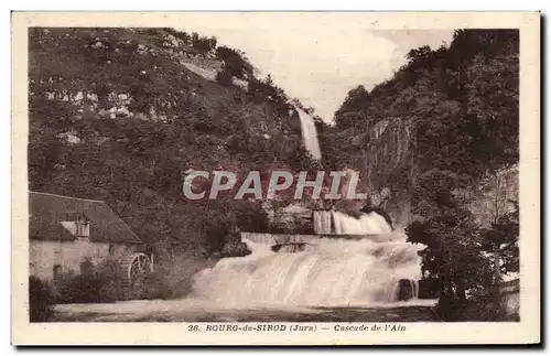 Cartes postales Bourg de Sirod Cascade de L&#39Ain Moulin a eau