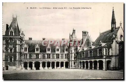 Ansichtskarte AK Blois Le Chateau Aile Louis La Facade Interieure