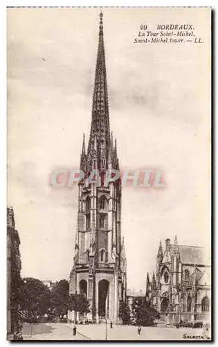 Cartes postales Bordeaux la Tour Saint Michel