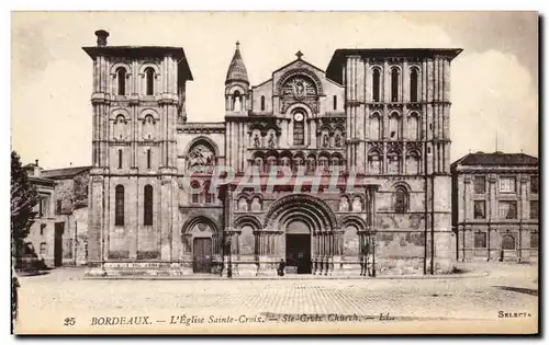 Cartes postales Bordeaux L'Eglise Sainte Croix