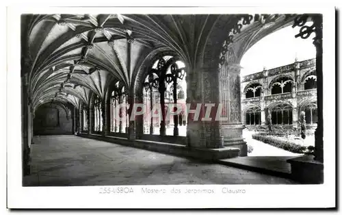 Ansichtskarte AK Lisboa Masteiro des Jeronimos Claustro