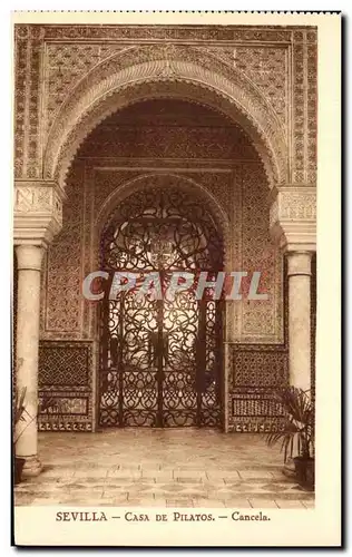 Cartes postales Sevilla Case De Pilato Cancela