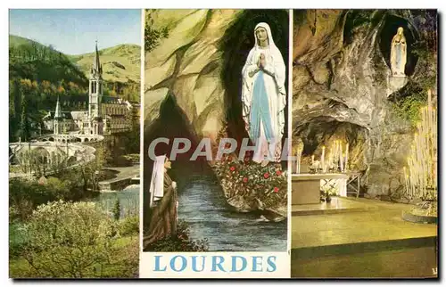 Moderne Karte Lourdes