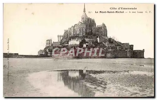 Ansichtskarte AK Le Mont Saint Michel A Mer basse