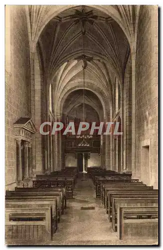 Ansichtskarte AK Solesmes Nef de l&#39Eglise Abbatiale