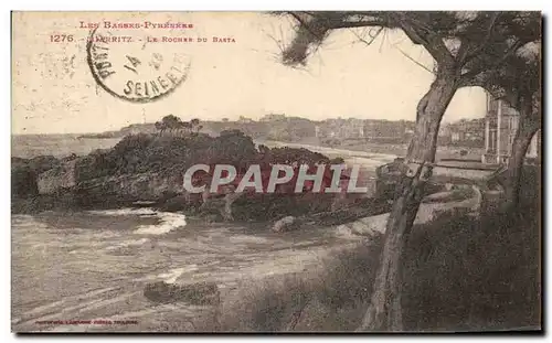 Cartes postales Les Basses Pyrenees Biarritz Le Roches Du Basta