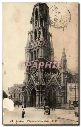 Cartes postales Lille L&#39Eglise du Sacre Coeur