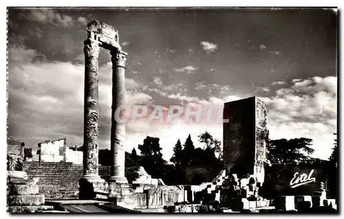 Ansichtskarte AK Arles Les Ruines du Theatre Antique