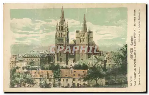 Cartes postales Mende Cathedrale Notre Dame Saint Primat