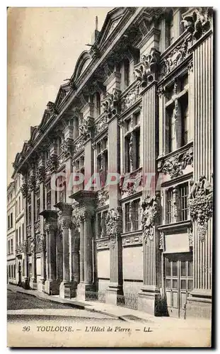 Cartes postales Toulouse L&#39Hotel de Pierre