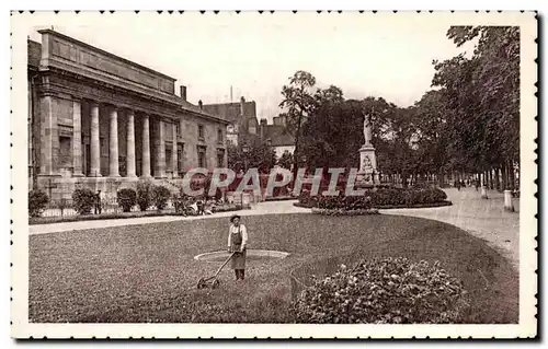 Cartes postales Chalon Sur Saone Square du Palais de Justice Jardinier