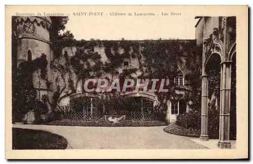 Cartes postales Saint Polnt Chateau de Lamartime Les Fleurs