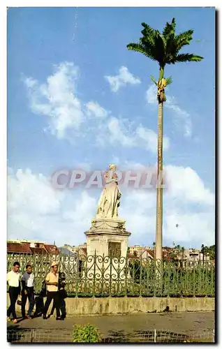 Cartes postales Martinique Fort de France Statue de l&#39Imperatrice Josephine Empress Josephine Statue