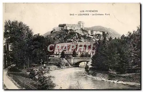 Cartes postales Lourdes Le Chateau Fort