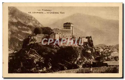 Cartes postales Lourdes Le Chateau Fort