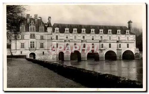 Ansichtskarte AK Chenonceaux Le Chateau Construit sur le Cher