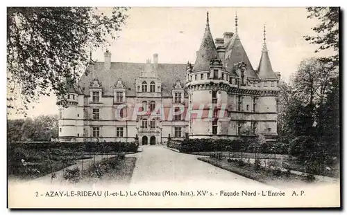 Cartes postales Azay Le Rideau Le Chateau