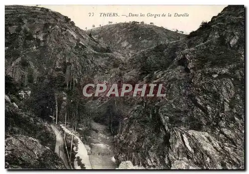 Cartes postales Thiers Dans les Gorges de la Durolle