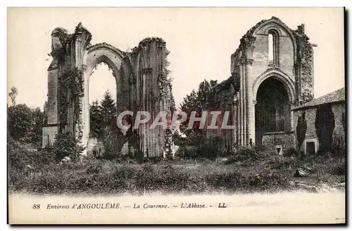 Cartes postales Environs d&#39Angouleme La Couronne L&#39Abbaye