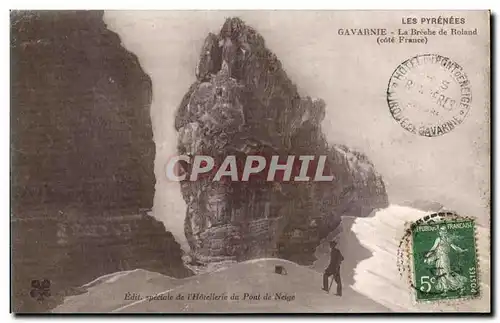 Cartes postales Les Pyrenees Gavarnie La Breche de Roland