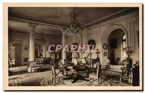 Ansichtskarte AK Chateau De Valencay Grand Salon Harpe