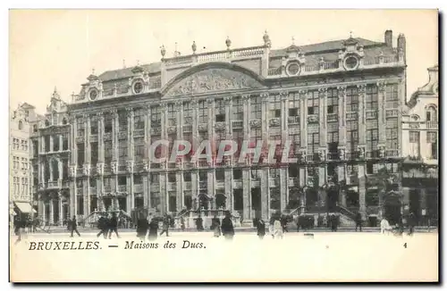 Cartes postales Bruxelles Maisons des Ducs