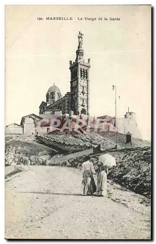 Cartes postales Marseille La Vierge de la Garde Femmes