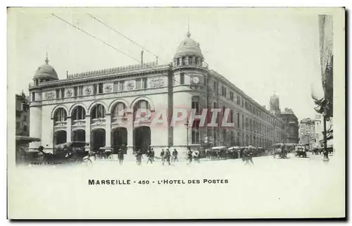 Ansichtskarte AK Marseille L&#39Hotel Des Postes