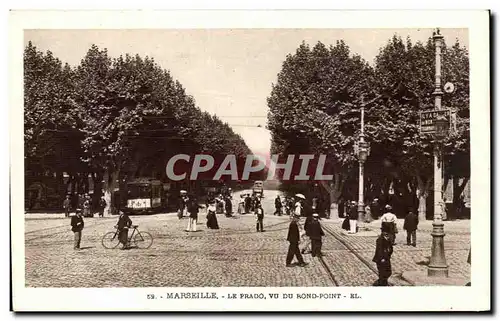 Ansichtskarte AK Marseille Le Prado Vu Du Rond Point