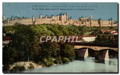 Cartes postales Carcassonne L'Aude Et La Cite