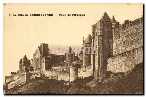 Cartes postales La Cite Carcassonne Tour De l'Eveque