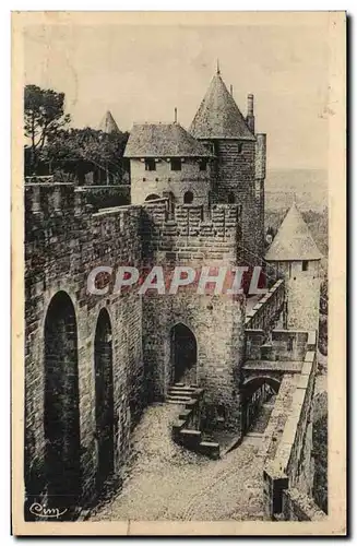 Cartes postales Carcassonne Cite De Carcassonne Defenses De La Porte d&#39Aude