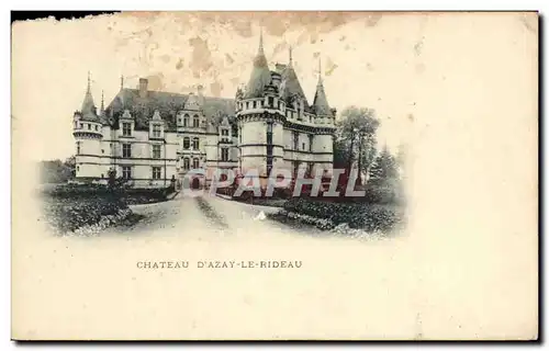 Cartes postales Chateau D'Azay Le Rideau