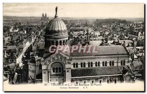 Cartes postales Tours La Basilique St Martin