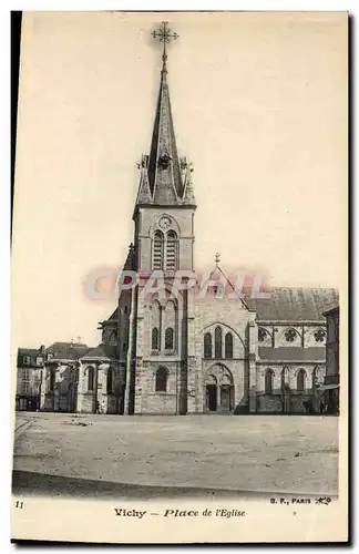 Cartes postales Vichy Place de L&#39Eglise