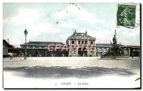 Cartes postales Vichy La Gare