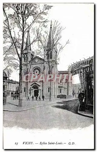 Cartes postales Vichy Eglise Saint Louis