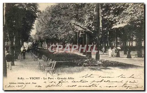 Ansichtskarte AK Vichy Le Parc Grande Allee