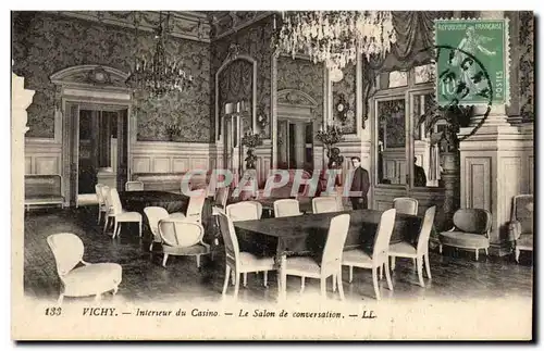 Ansichtskarte AK Vichy Interieur du Casino Le Salon de conversation