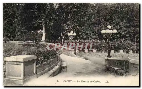 Ansichtskarte AK Vichy La Terrasse du Casino