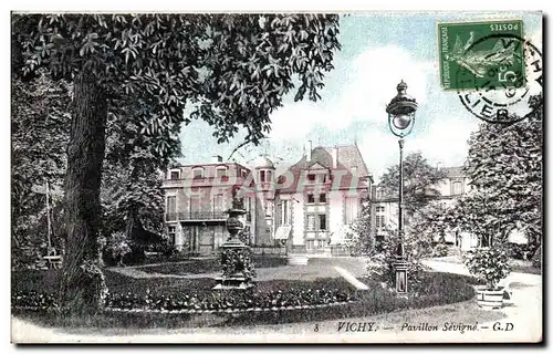 Cartes postales Vichy Pavillon Sevigne