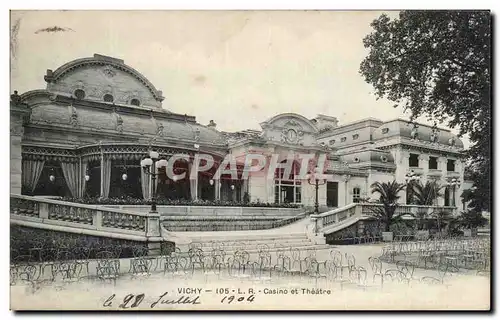 Cartes postales Vichy Casino et Theatre